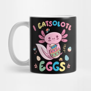 I Eatsolotl Eggs Rabbit Axolotl Bunny Easter Mug